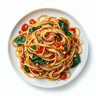 43. Spaghetti di soia piccanti (o con verdure)