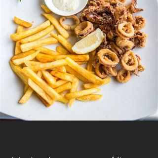 Plato De Calamar + Ensalada + Patata