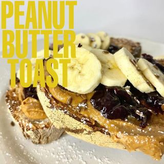 Peanut butter toast