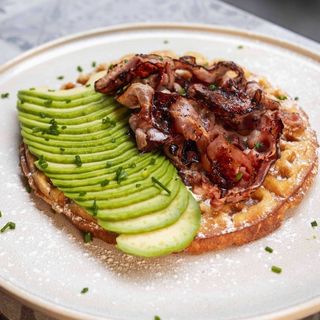 Maple bacon waffle