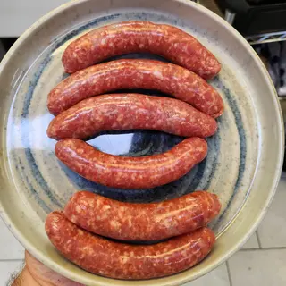 Salsiccia cruda (6 capi) olio , sale e pepe