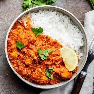 Pollo Tikka Masala Con Arroz