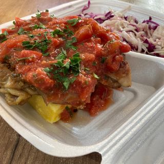 Saramura de pui cu mămăliguța