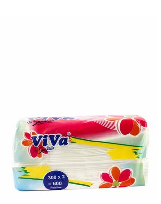 Mouchoir Sachet Viva 10X600  2 Plis