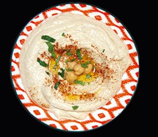 Tapa de hummus