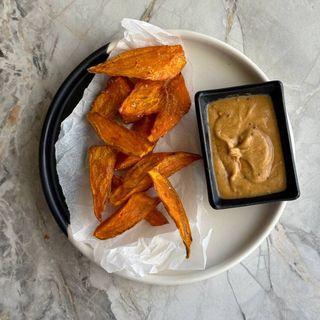 Deep fried sweet potato