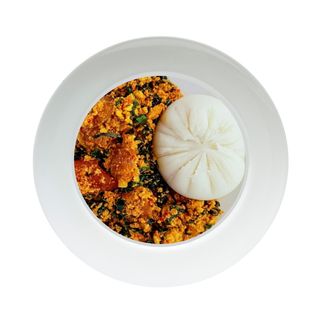 Egusi Soup + 1 Pounded Yam