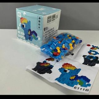 Конструктор 3д Пони No.6111. Цвет Голубой