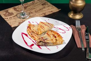 Clatite cu dulceata / ciocolata