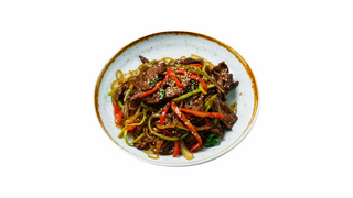 Фунчоза с говядиной