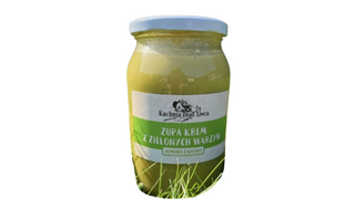 Zupa krem z zielonych warzyw (vegan) 900 ml