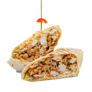 Slaw Chicken Wrap