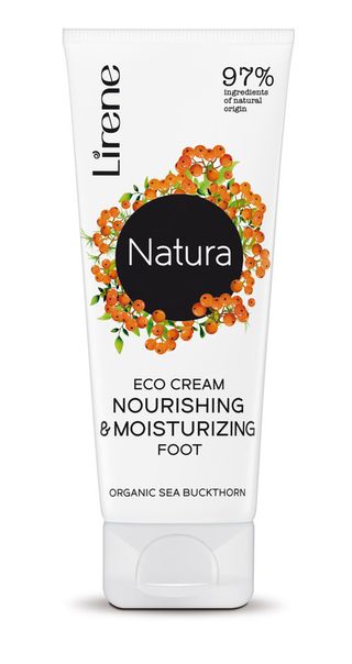 Crema pentru picioare LIRENE NATURA, cu extract organic de catina,75ml