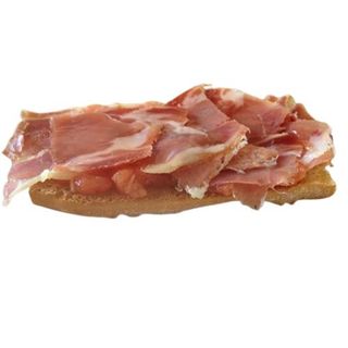 Bocadillo con tumaca y jamón ibéricp