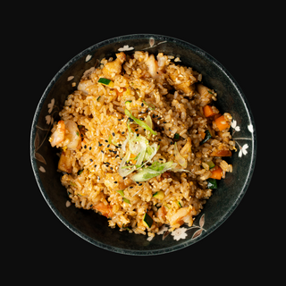 Yakimeshi de Pollo y Langostinos (Arroz)
