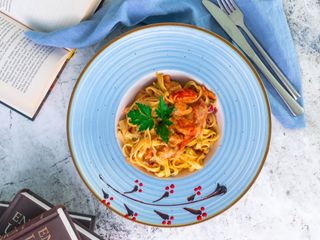 Tagliatelle cu somon