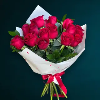 Buchet 17 Trandafiri  Rosii