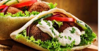 Panino falafel 4