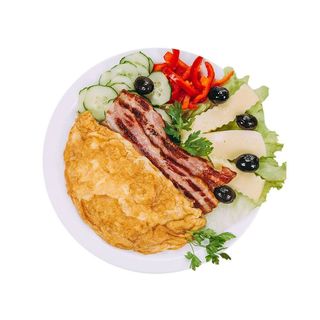 Mic dejun (omletă) cu apă