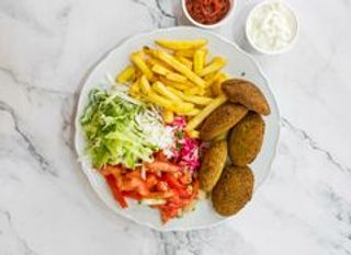 Menù piatto falafel