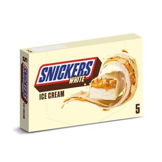 Snickers White Helado en Barra 5u