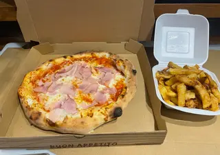 Пица Хам + Картофки