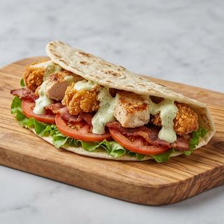 Piadina pollo fritto  o piastrato