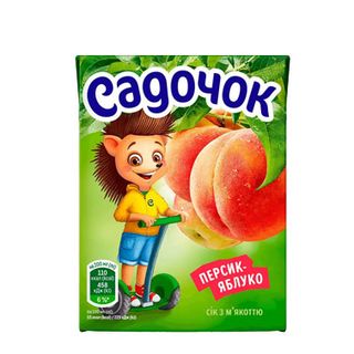 Садочок Персик-яблуко - 0,2л