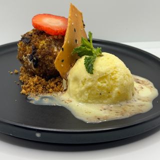 Croqueta dulce de carrot cake 