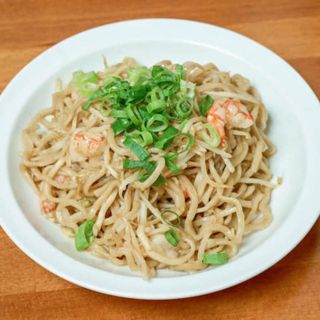 Wok de Fideos con Langostinos