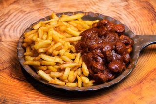 Pilau + Chips + Liver + Soda: