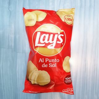 Patatas Lays Al Punto De Sal Bolsa Grande (155 Gr.)