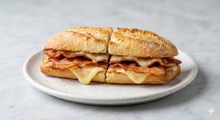 Bocadillo De Beicon Y Queso
