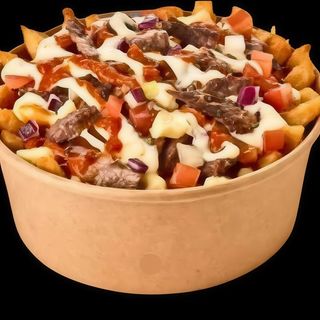 Poke Frite Fromage Viande Hachée