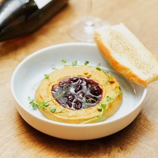 ქათმის პაშტეტი ალუბლის ჯემით /Chicken pate with cherry jam