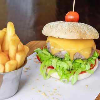 Hamburguesa Con Queso