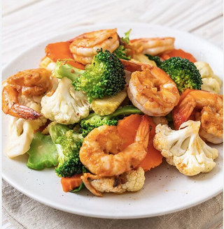 Langostinos Con Verdura