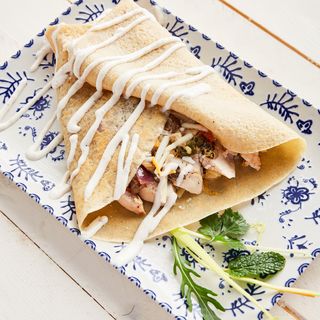 Crêpe de Pollo peruano