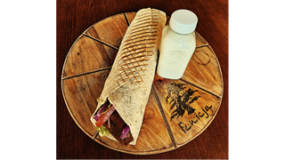 37- Tortilla kebab wołowy [standard + ayran]