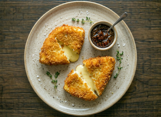 Queijo Brie Frito