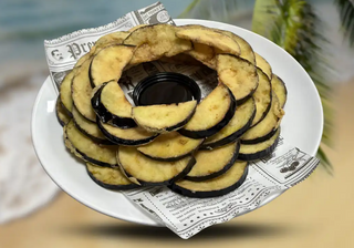 Berenjenas con miel de caña