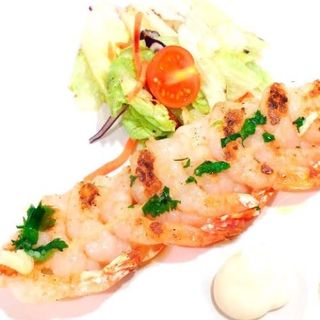Brocheta De Gambas (1/2 Ración)