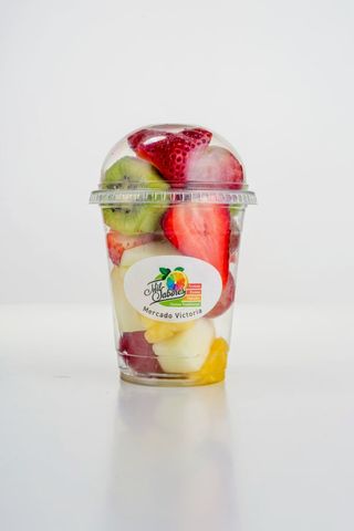 Vaso con fruta cortada (450 ml.)