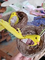 Pin Pájaro en nidito