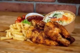 Zestaw obiadowy z kurczakiem