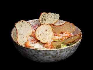 САЛАТ ЦЕЗАР З КРЕВЕТКОЮ (300g)