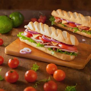 Sandwich Pain Fait Maison Escalope Panée