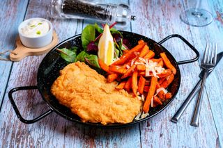 Sweet fish and chips