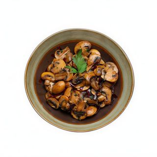 Champiñones al ajillo