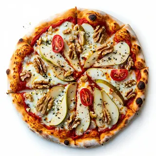 Pizza pere, gorgonzola e noci